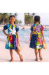Hand Painted Rayon Kids Dress